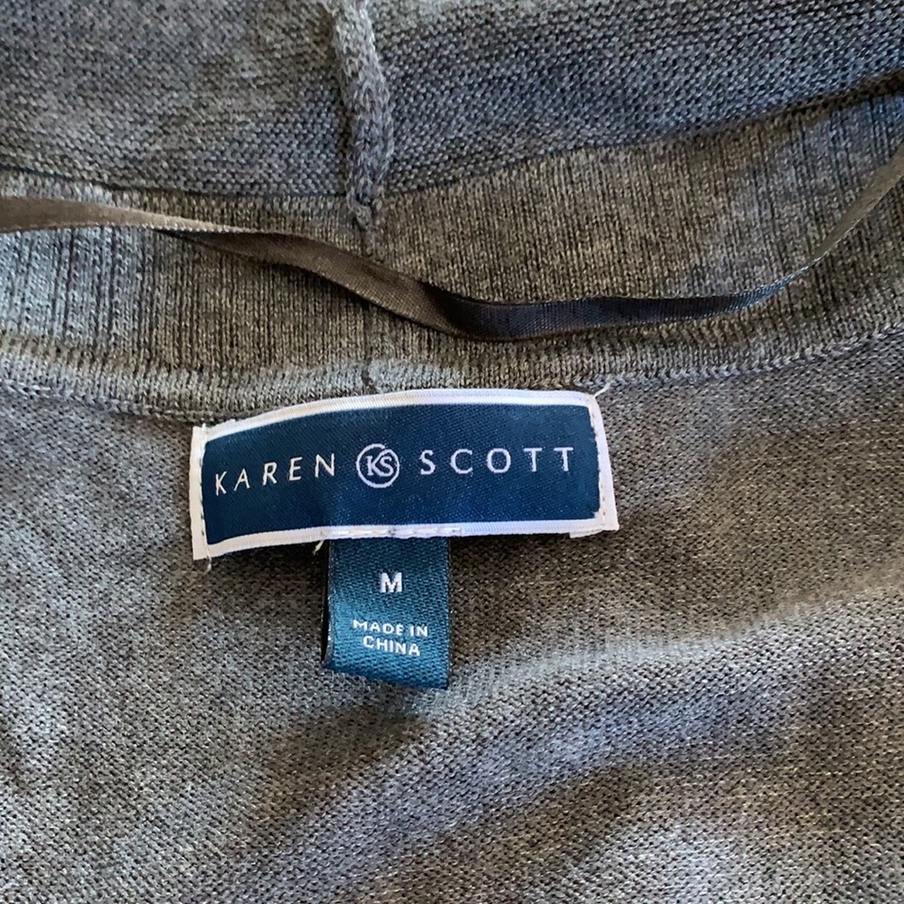 NWT Karen Scott cardigan - Picture 2 of 4